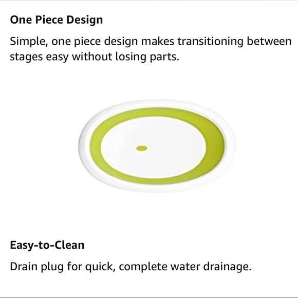 Boon bathtub adjustable collapsible designer. Recline/Sit Up Infant/Toddler - Picture 9 of 14